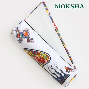 모크샤 매직 머쉬룸 화이트 요가매트가방 72×18cm